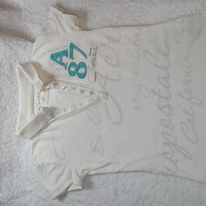 Original Aéropostale Polo Shirt A87 Athletics